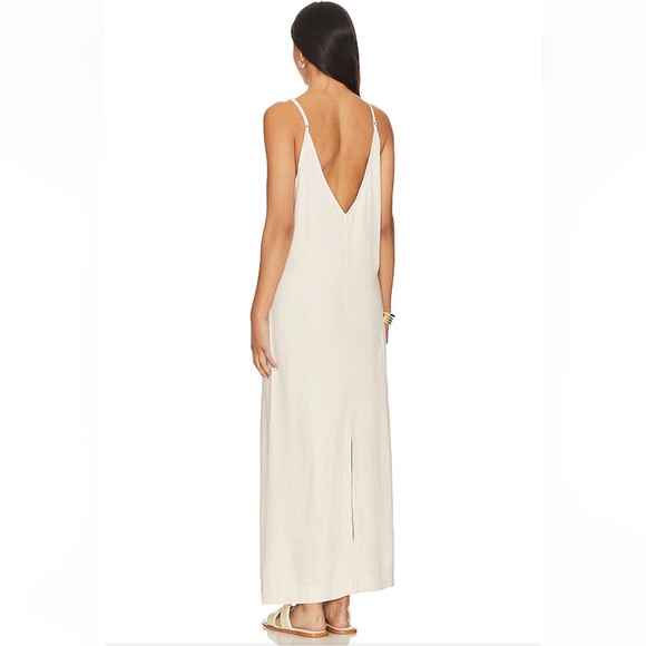 Linen Maxi Dress in Natural by Onia - Picture 3 of 13